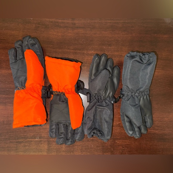Lot of 2 XS Waterproof Snow Cuff Ski Gloves Little Kid - Picture 3 of 13